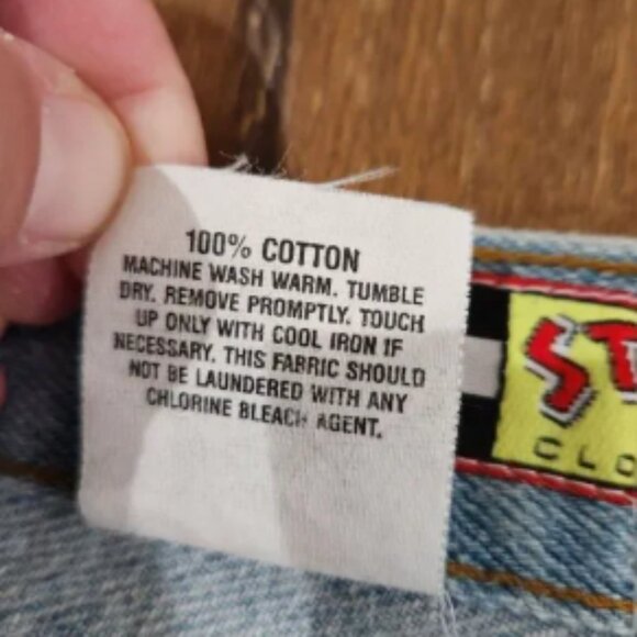 Rare Vintage 90s new old deadstock Stickshift The Simpsons Bartman Jeans Sz 14 - Picture 7 of 8